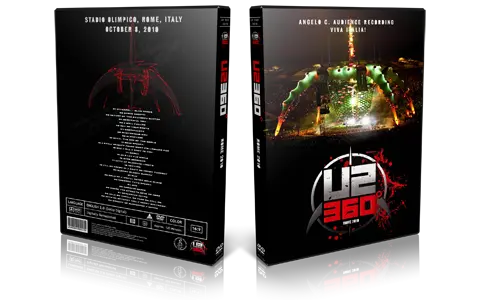 Artwork Cover of U2 2010-10-08 DVD Rome Audience