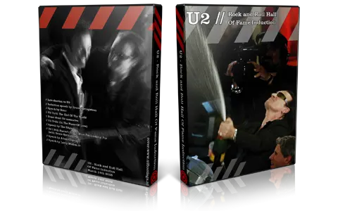 Artwork Cover of U2 Compilation DVD Hall Of Fame Induction Proshot
