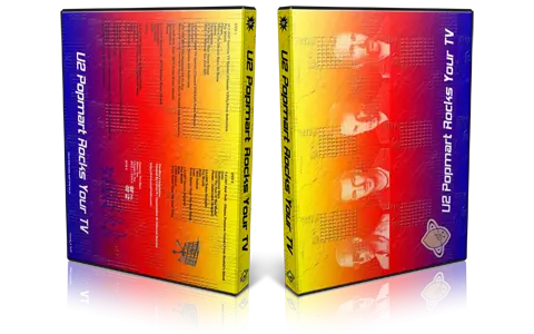 Artwork Cover of U2 Compilation DVD Popmart Rocks Your TV Proshot