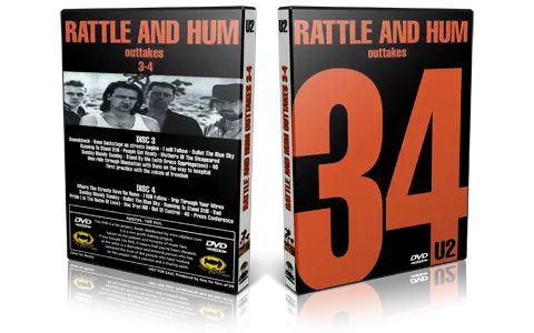 Artwork Cover of U2 Compilation DVD Rattle and Hum Outtakes Vol 2 Proshot