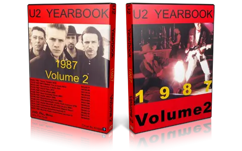 Artwork Cover of U2 Compilation DVD Yearbook 1987 Vol 2 Proshot