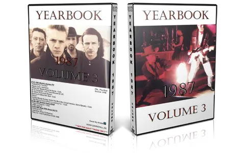 Artwork Cover of U2 Compilation DVD Yearbook 1987 Vol 3 Proshot