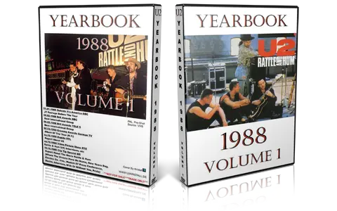 Artwork Cover of U2 Compilation DVD Yearbook 1988 Vol 1 Proshot