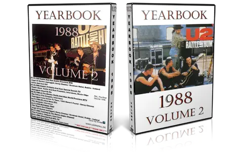 Artwork Cover of U2 Compilation DVD Yearbook 1988 Vol 2 Proshot