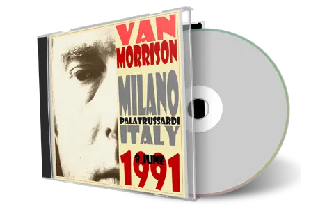 Artwork Cover of Van Morrison 1991-07-08 CD Milano Audience