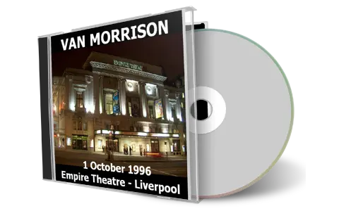 Artwork Cover of Van Morrison 1996-10-01 CD Liverpool Soundboard
