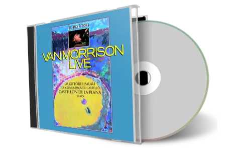 Artwork Cover of Van Morrison 2008-06-21 CD Castello De La Plana Audience