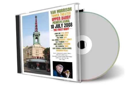 Artwork Cover of Van Morrison 2008-07-10 CD Upper Darby Audience