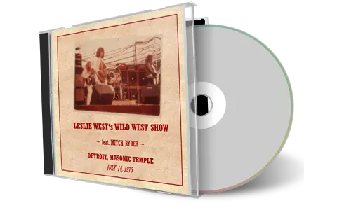 Artwork Cover of Leslie Wests 1973-07-14 CD Detroit Audience