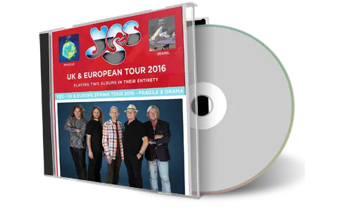 Artwork Cover of Yes 2016-04-29 CD Newcastle Audience