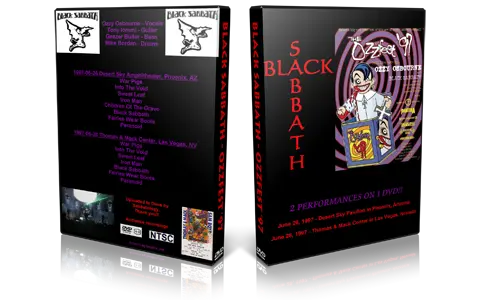 Artwork Cover of Black Sabbath 1997-06-26 DVD Phoenix Audience