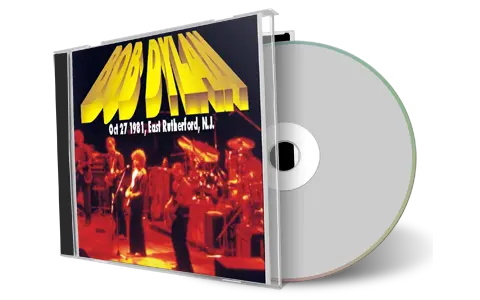 Artwork Cover of Bob Dylan 1981-10-27 CD East Rutherford Audience