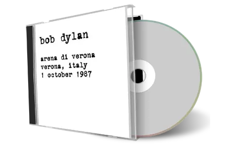 Artwork Cover of Bob Dylan 1987-10-01 CD Verona Audience