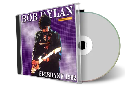 Artwork Cover of Bob Dylan 1992-03-28 CD Brisbane Audience