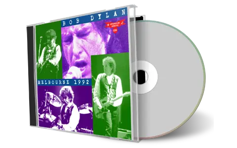 Artwork Cover of Bob Dylan 1992-04-06 CD Melbourne Audience