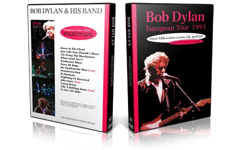 Artwork Cover of Bob Dylan 1995-04-02 DVD Birmingham Audience