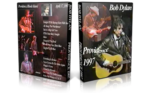 Artwork Cover of Bob Dylan 1997-04-17 DVD Providence Audience
