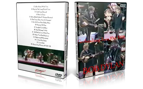 Artwork Cover of Bob Dylan 1998-06-10 DVD Gothenburg Audience