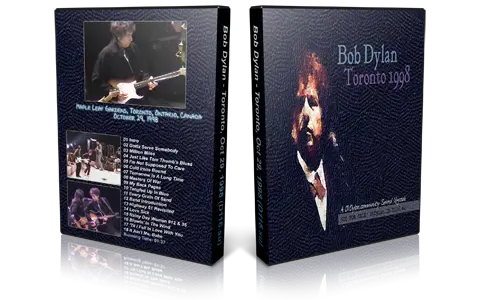 Artwork Cover of Bob Dylan 1998-10-29 DVD Toronto Audience
