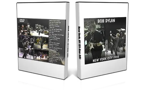 Artwork Cover of Bob Dylan 1998-11-01 DVD Madison Square Garden Audience