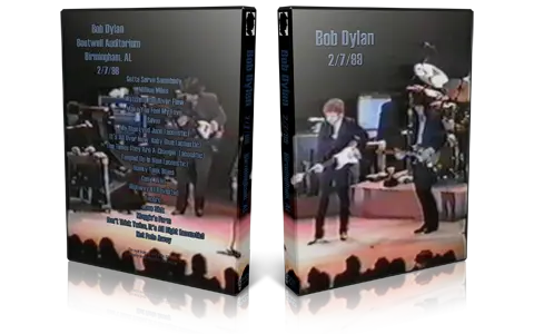 Artwork Cover of Bob Dylan 1999-02-07 DVD Birmingham Audience