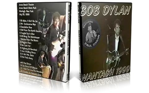 Artwork Cover of Bob Dylan 1999-07-30 DVD Wantagh Audience
