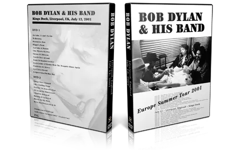 Artwork Cover of Bob Dylan 2001-07-12 DVD Liverpool Audience
