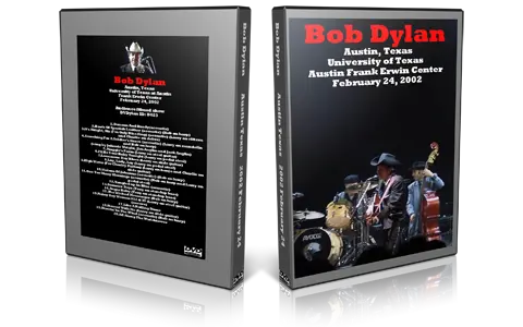 Artwork Cover of Bob Dylan 2002-02-24 DVD Austin Audience