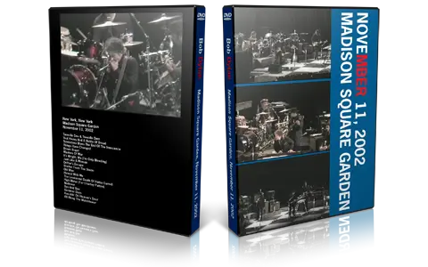 Artwork Cover of Bob Dylan 2002-11-11 DVD New York City Audience