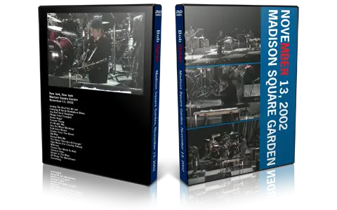 Artwork Cover of Bob Dylan 2002-11-13 DVD New York City Audience