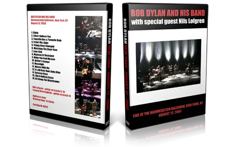 Artwork Cover of Bob Dylan 2003-08-12 DVD New York City Audience