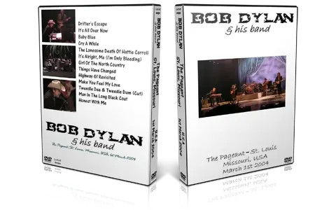 Artwork Cover of Bob Dylan 2004-03-01 DVD St Louis Audience