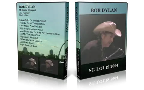 Artwork Cover of Bob Dylan 2004-03-03 DVD St Louis Audience
