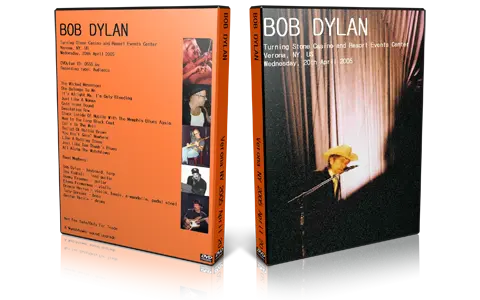 Artwork Cover of Bob Dylan 2005-04-20 DVD Verona Audience