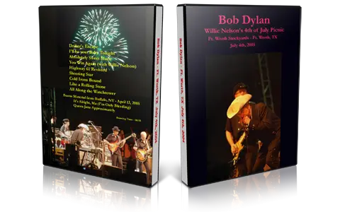 Artwork Cover of Bob Dylan 2005-07-04 DVD Fort Worth Audience