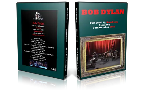 Artwork Cover of Bob Dylan 2005-10-24 DVD Hamburg Audience