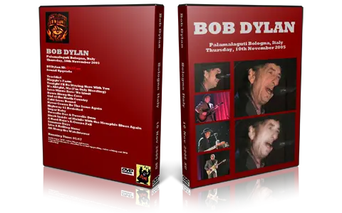 Artwork Cover of Bob Dylan 2005-11-10 DVD Bologna Audience