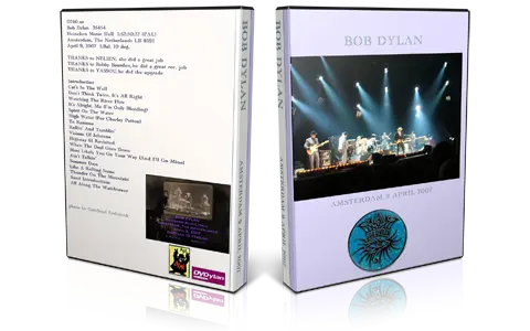 Artwork Cover of Bob Dylan 2007-04-09 DVD Amsterdam Audience