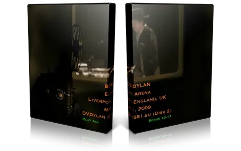 Artwork Cover of Bob Dylan 2009-05-01 DVD Liverpool Audience