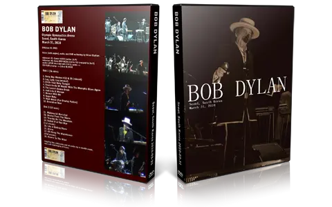 Artwork Cover of Bob Dylan 2010-03-31 DVD Seoul Audience