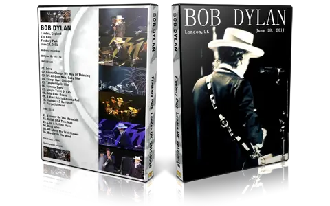 Artwork Cover of Bob Dylan 2011-06-18 DVD London Audience