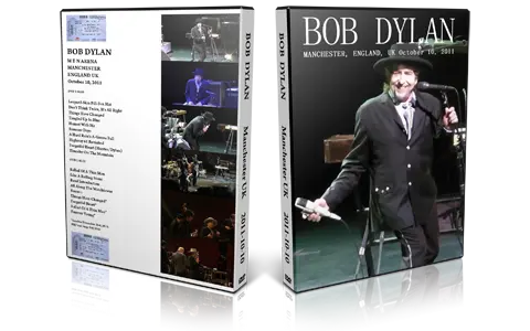 Artwork Cover of Bob Dylan 2011-10-10 DVD Manchester Audience