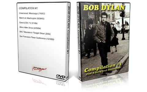 Artwork Cover of Bob Dylan Compilation DVD Live Vol 01 Just a Song and Dance Man Proshot