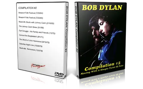 Artwork Cover of Bob Dylan Compilation DVD Live Vol 02 Moving With a Simple Twist of Fate Proshot
