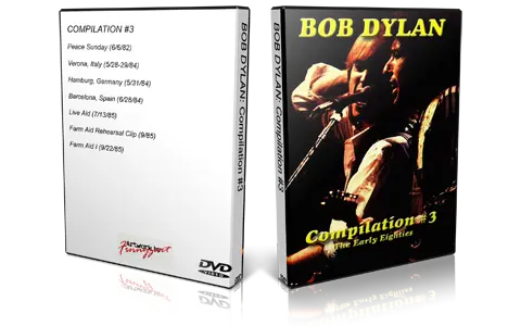 Artwork Cover of Bob Dylan Compilation DVD Live Vol 03 Early 80s Proshot