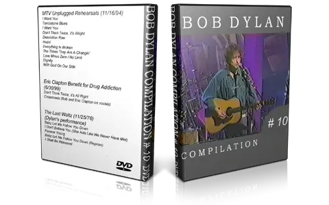 Artwork Cover of Bob Dylan Compilation DVD Live Vol 10 Unplugged and Plugged Proshot
