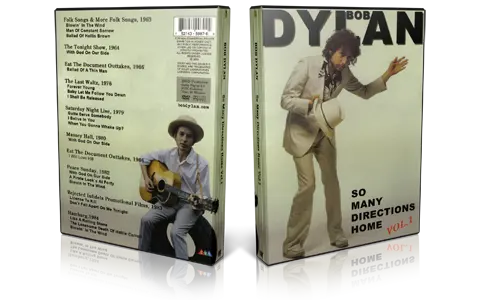 Artwork Cover of Bob Dylan Compilation DVD So many directions home Vol 1 Proshot