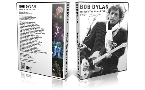 Artwork Cover of Bob Dylan Compilation DVD Through The Years LIVE Vol 3 Audience
