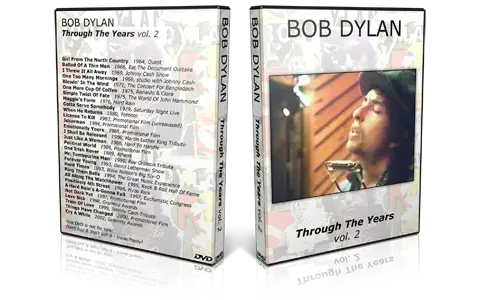 Artwork Cover of Bob Dylan Compilation DVD Through The Years Vol 2 Proshot