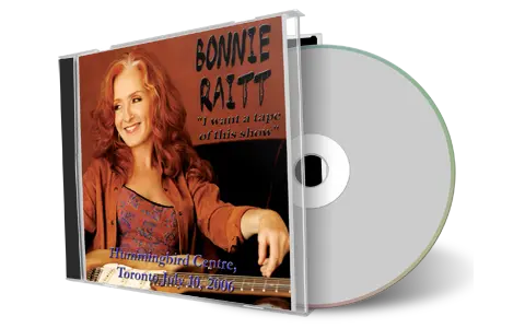 Artwork Cover of Bonnie Raitt 2006-07-10 CD Toronto Audience